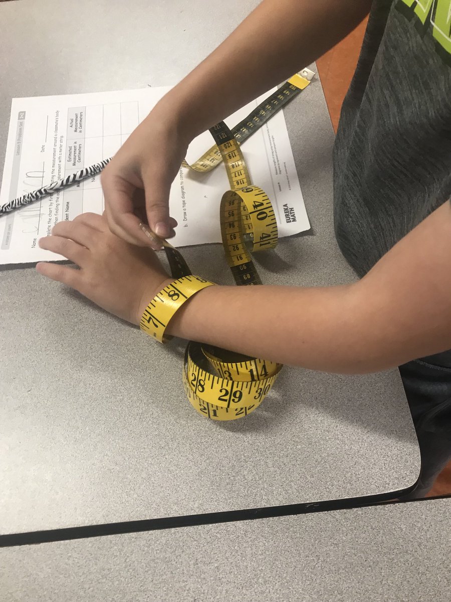 Mid week measurement all around today.  Estimating, measuring, comparing with centimeters.  #somuchfun #helpfromafriend #measuringtape #dolphinlife ⁦<a href="/DogwoodES/">Dogwood Elementary</a>⁩ ⁦<a href="/gmsdTLA/">Teaching Learning & Assessment</a>⁩ ⁦<a href="/TLAinstructsup/">Jennifer Ledford</a>⁩