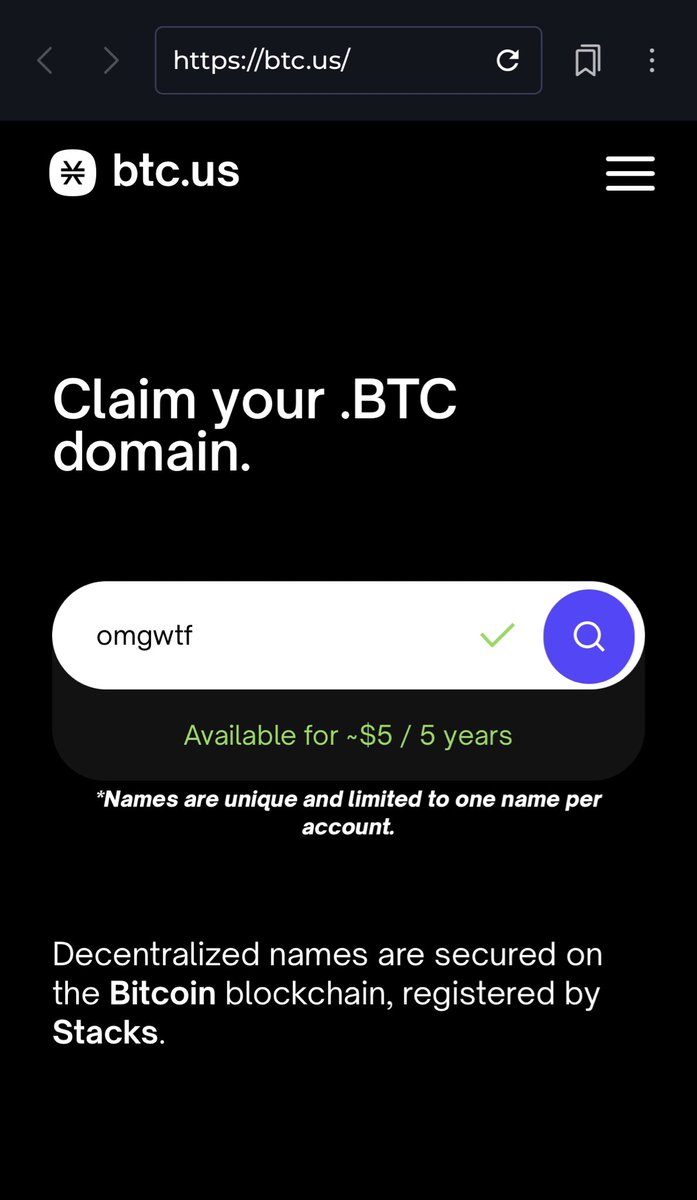OhhFkn's tweet photo. Imagine being in web3 and not knowing about #Bitcoin domains https://t.co/nUPsxmFdlD