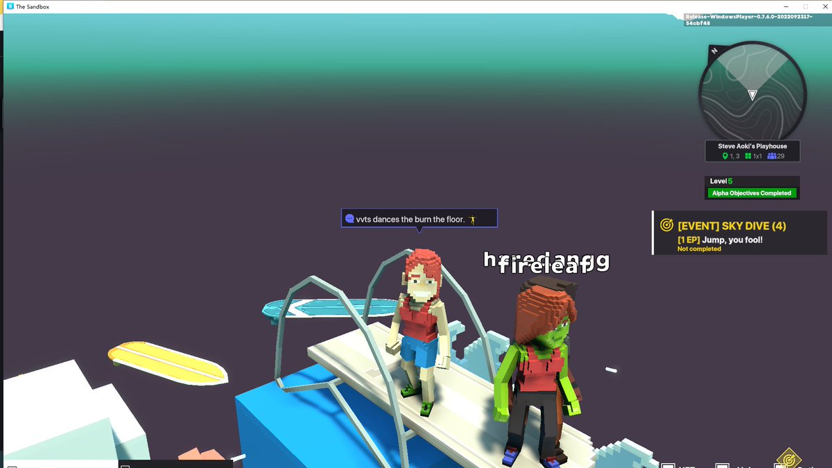 RoaseTina's tweet photo. @TheSandboxGame @steveaoki I just participated in the #SandboxAlphaS3Giveaway for a chance to win 500 SAND! Found the high diving board in @steveaoki's Playhouse, check out my screenshot below!
👇 https://t.co/iFbHsIwCtm