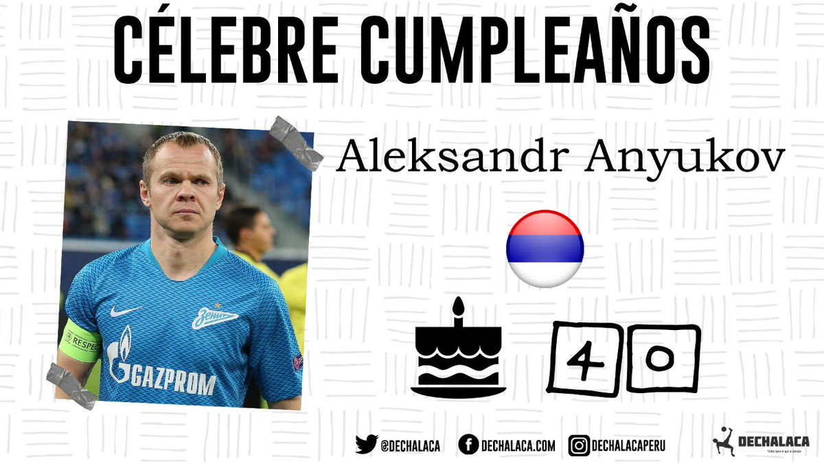 DeChalacaFutInt's tweet photo. 🎂 #CélebreCumpleaños

🇷🇺 Aleksandr Anyukov, exdefensa y actual asistente técnico del Zenit

🏆🌍 Ganó una Copa UEFA y una Supercopa de Europa con el elenco de San Petersburgo

🏆🇷🇺 Fue 5 veces campeón de Liga, 2 de Copa y 4 de Supercopa en Rusia con el Zenit https://t.co/vPQwNTbjf6