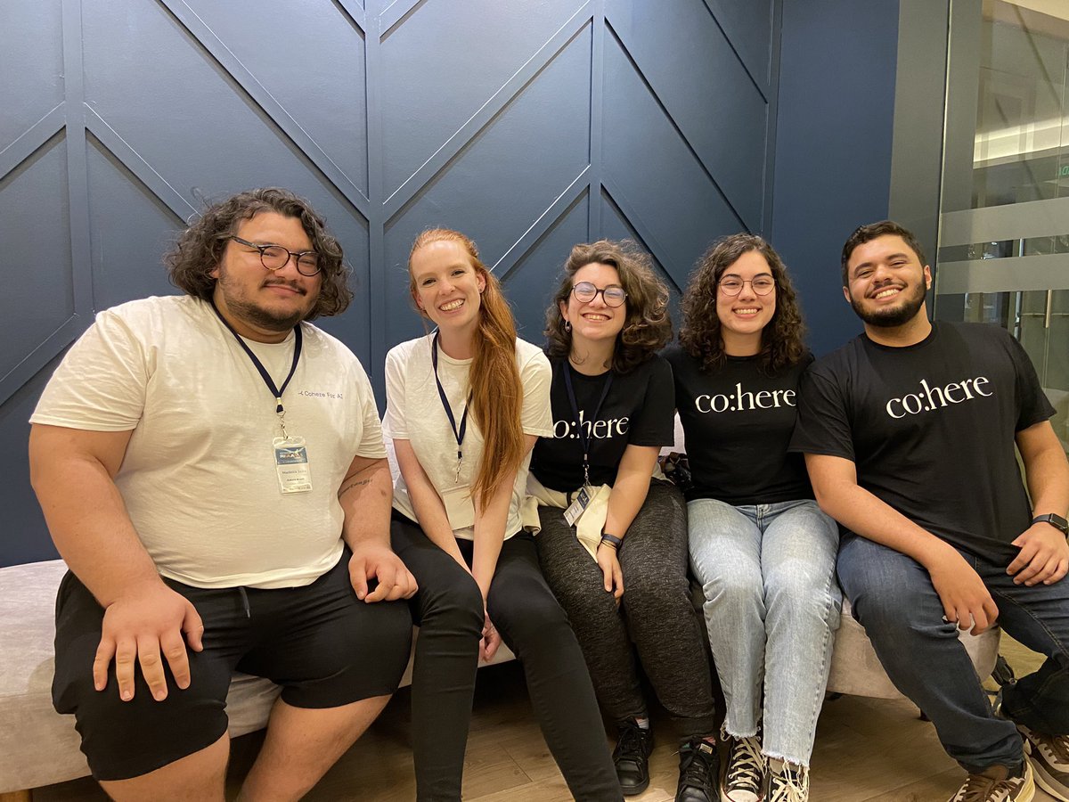 Team @CohereAI Brazil aka team elite is now complete. Tá ligado? 🔥💙