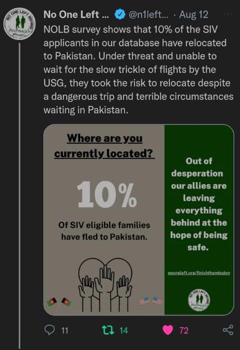 MasterOfPsy's tweet photo. "Last year, American troops evacuated tens of thousands of Afghans from their native country and settled them in the U.S. using humanitarian parole, a specific designation that allows them to circumvent the cumbersome and backlogged asylum process."
#StillLeftBehind
#AAAFireWatch https://t.co/QGge1uGQEa