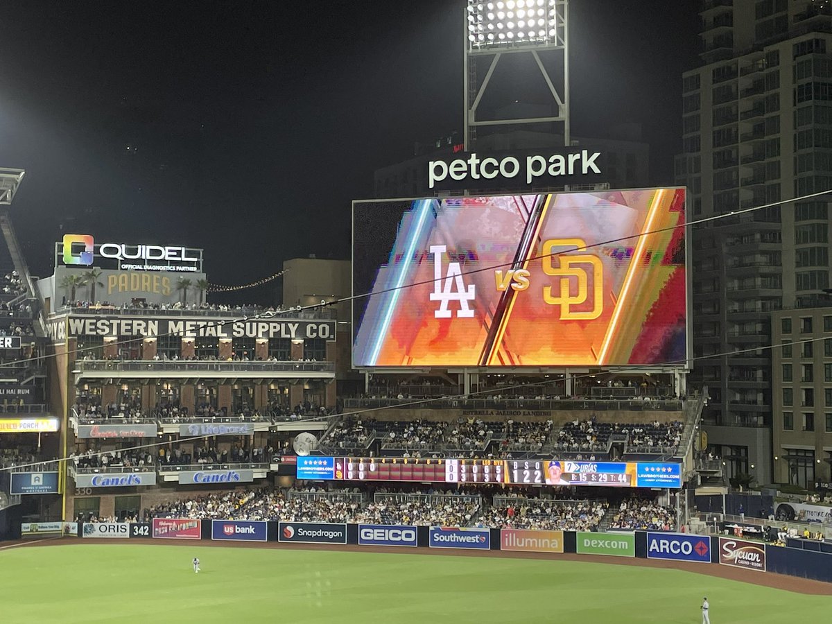 It’s been so long since I’ve been to a <a href="/Dodgers/">Los Angeles Dodgers</a> game, and luckily they are playing against the Padres while I’m in San Diego for a convention! 

#LetsGoDodgers