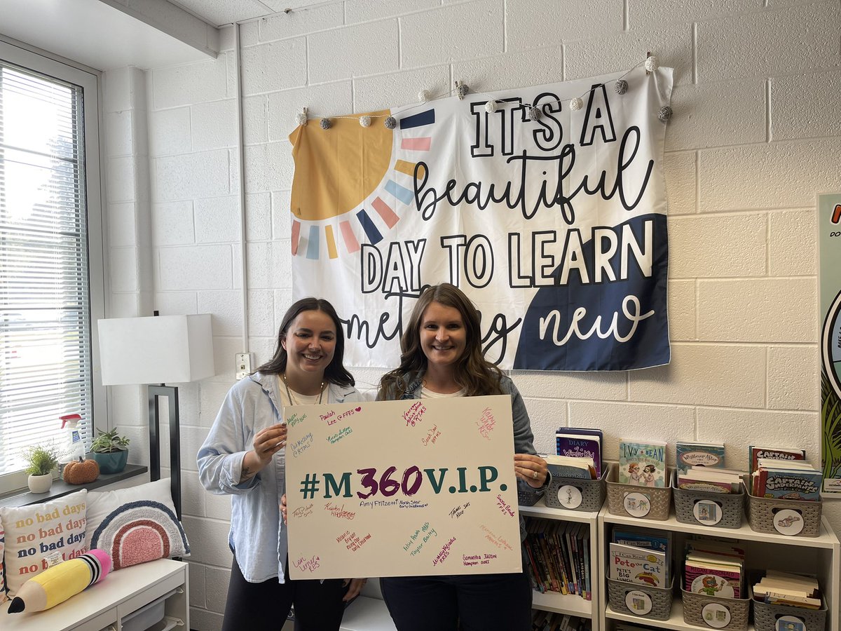SCPS_Mentor360's tweet image. Meet @HamptonOaksElem M360 Ambassadors Nicole and Samantha! They’re skillfully working on a plan for peer observations and so in tune with the new teachers and mentors of Hampton Oaks Elementary. Two #M360VIPs right here!