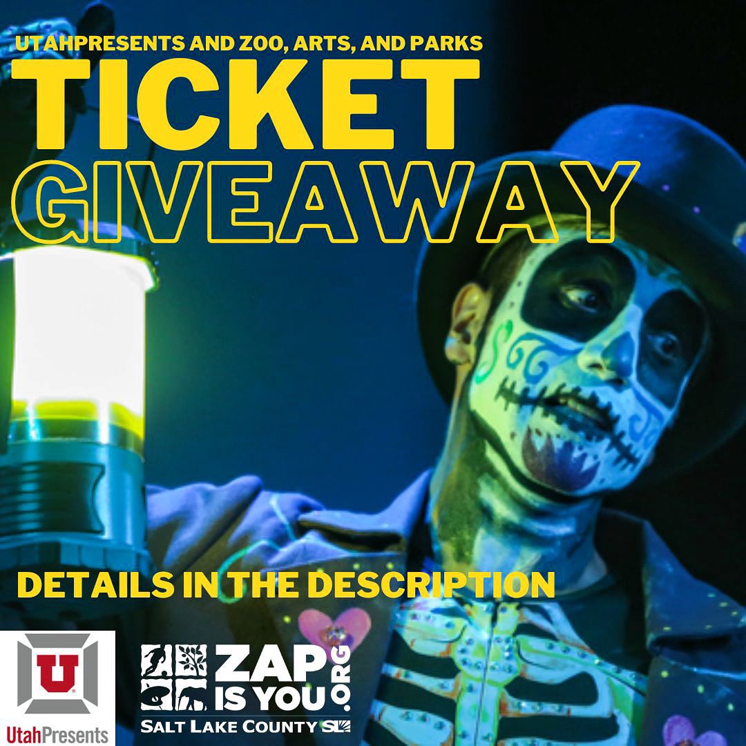 Salt Lake County ZAP (@slcozap) on Twitter photo just in case you missed it— we partnered with <a href="/utahpresents/">UtahPresents</a> and are giving away FOUR TICKETS to their upcoming show this Saturday, head to our Instagram <a href="/slcoZAP/">Salt Lake County ZAP</a> for more details 👀💀🎉 just in case you missed it— we partnered with <a href="/utahpresents/">UtahPresents</a> and are giving away FOUR TICKETS to their upcoming show this Saturday, head to our Instagram <a href="/slcoZAP/">Salt Lake County ZAP</a> for more details 👀💀🎉