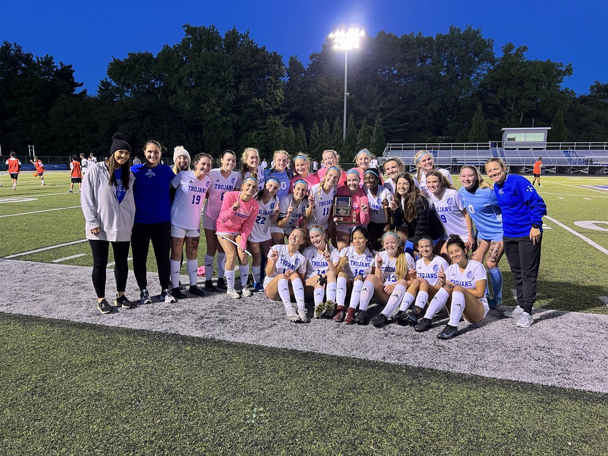 Lady Trojans win the City Soccer Championship tonight over Cathedral, 2-1! First City title for the team since 2004!!