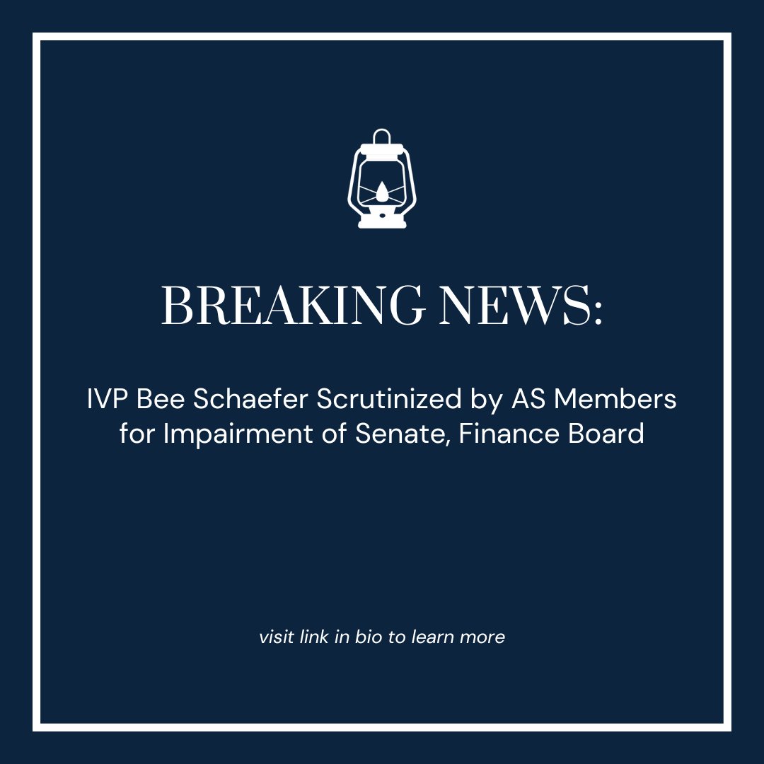 tblucsb's tweet photo. Tuesday Sept. 27, an AS chair member sent an email to all AS entities scrutinizing the inaction of Internal Vice President, Bee Scahefer, regarding senate meetings, the finance board, and more. 

Click the link in bio to read more! https://t.co/fwZIhm4Qwu