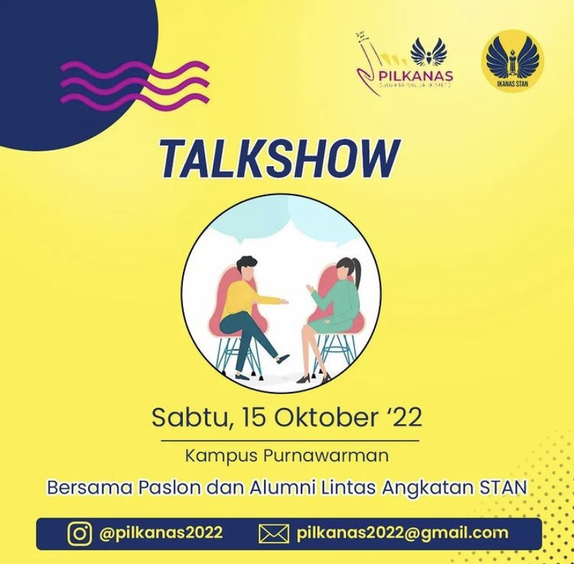 ikanasstan's tweet photo. Mengusung tema Fun, Nostalgic, Solidarity, PILKANAS menghadirkan beragam kegiatan untuk memeriahkan sekaligus menjadi ajang temu akrab Alumni Lintas Angkatan STAN dengan para calon Ketua dan Wakil Ketua Umum IKANAS STAN.

Catat tanggalnya Dan tunggu info selanjutnya untuk ikutan! https://t.co/Yp3I9T4DT1