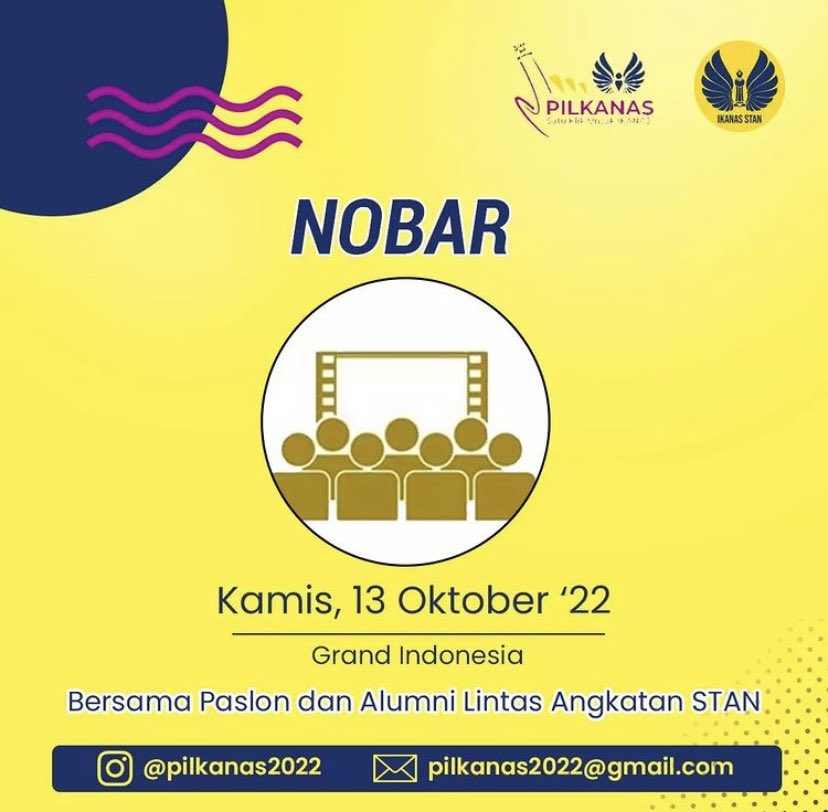 ikanasstan's tweet photo. Mengusung tema Fun, Nostalgic, Solidarity, PILKANAS menghadirkan beragam kegiatan untuk memeriahkan sekaligus menjadi ajang temu akrab Alumni Lintas Angkatan STAN dengan para calon Ketua dan Wakil Ketua Umum IKANAS STAN.

Catat tanggalnya Dan tunggu info selanjutnya untuk ikutan! https://t.co/Yp3I9T4DT1
