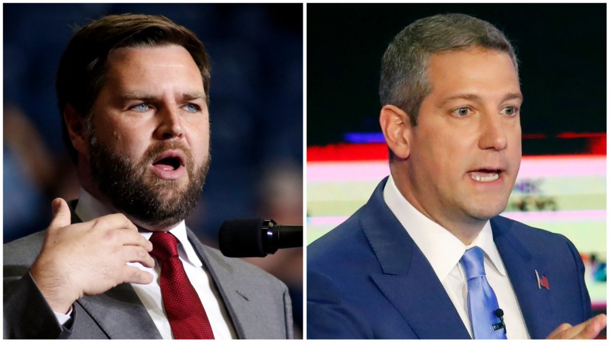 thehill's tweet photo. Poll: Ryan leading Vance by 3 points in Ohio Senate race https://t.co/uTWi1Stv4Y https://t.co/6L1zbkn6Mh