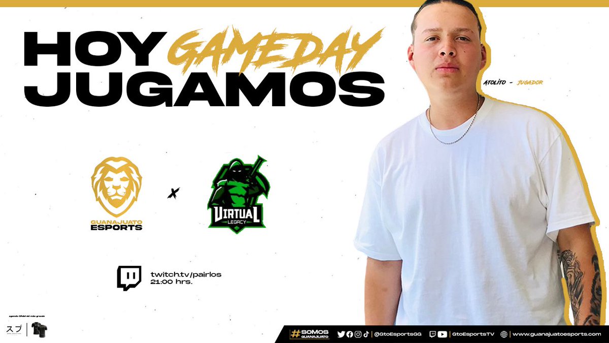 GtoEsportsGG's tweet photo. 𝗝𝗨𝗘𝗚𝗔 𝗘𝗟 𝗚𝗧𝗢 𝗥𝟲 🦁🔥
Hoy verán acción nuestros leones de #RainbowSixSiege en la tercera división de la #VirtualLeague. 🦁🏆
Apoya al GTO en punto de las 21:00 hrs. ⏰
📺 https://t.co/owSbEr7WmY
¡VENGA VENGA! 🦁🖤💛
#SomosGuanajuato https://t.co/Vvn3xbmpOk
