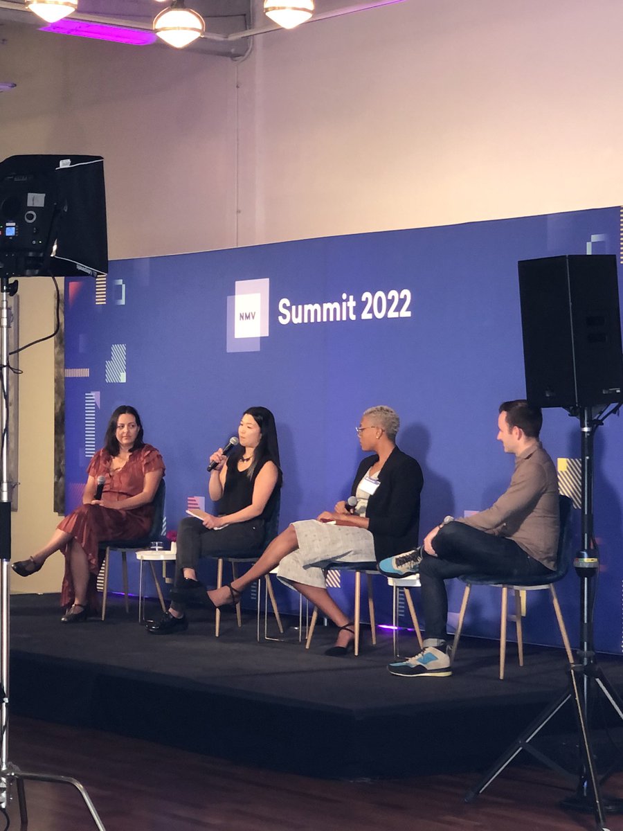 It’s the NMV summit!!! Climate Cabinet was a 2020 <a href="/newmediaventure/">New Media Ventures</a> portfolio org, and we’re here **in person.** learning from <a href="/_lala_wu_/">Lala Wu</a> <a href="/WayToWinAF/">Way To Win</a> <a href="/danielwein/">Daniel Wein</a> @DaLyahJ