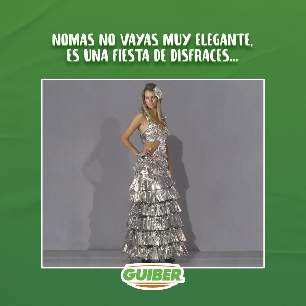 guibermx's tweet photo. Este disfraz enamora, sí o no raza!

Puro Alusin!

#Halloween #Disfraz #Disfraces
#Guiber #Alusin #PapelAluminio #Servilletas #ElSombrero #Dinosoft #Sinaloa https://t.co/7kxWCLbZOG