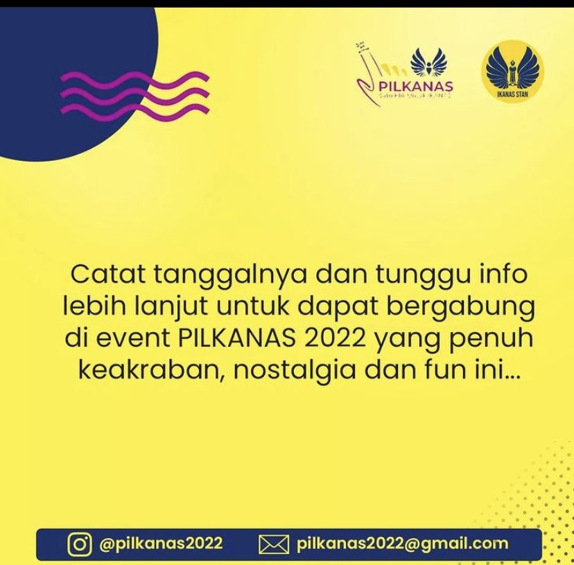 ikanasstan's tweet photo. Mari bersama kita sukseskan PILKANAS STAN 2022!

#SatuKlikUntukIKANAS 
#HajatanDemokrasiIKANAS
#InfoPILKANAS 
#ikanasstan https://t.co/WoTSW20fyh