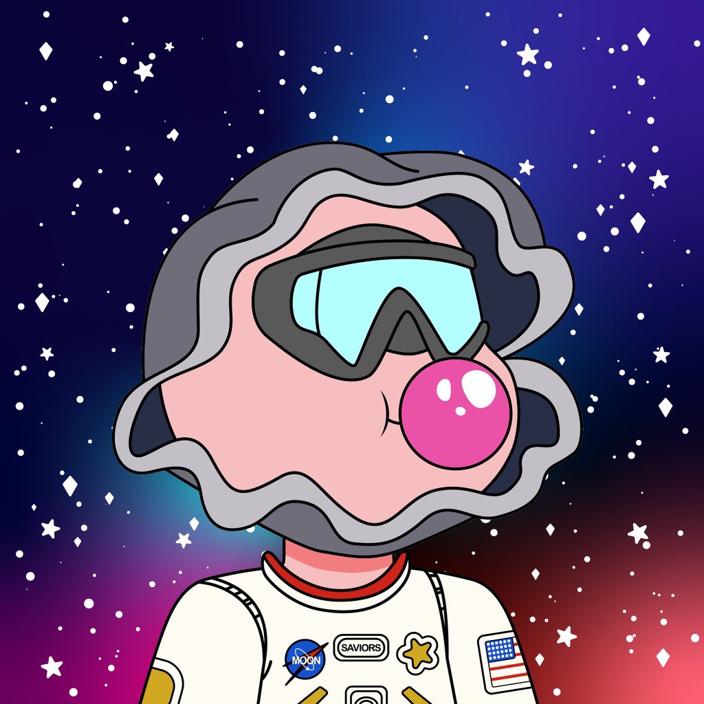 fun fact: clams keep their cool in any atmosphere 🚀