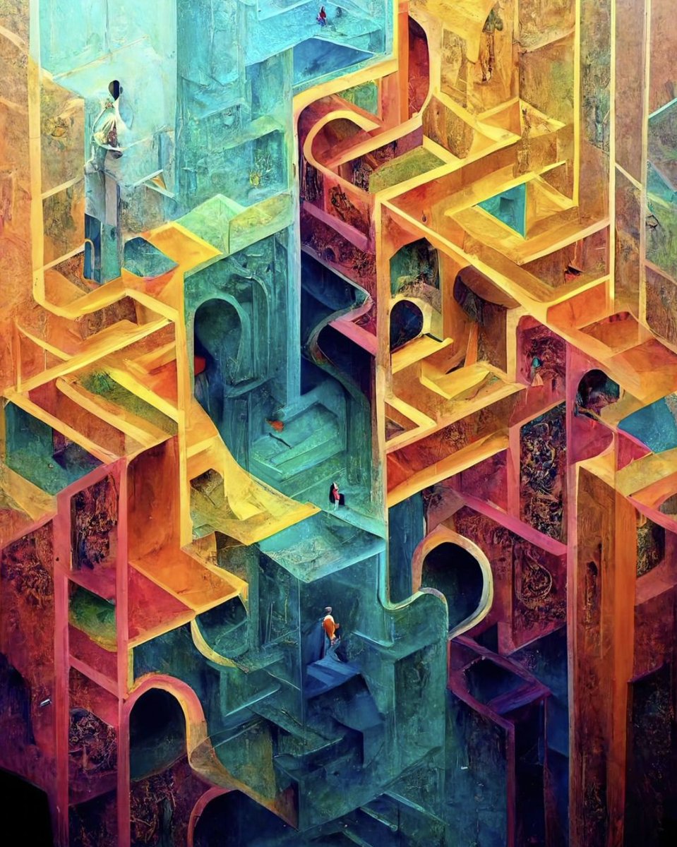 @talenthouse (@talenthouse_es) on Twitter photo 'Laberinto' por <a href="/coloroutofplace/">Color out of Place</a>: 'Color out of Place' crea arte utilizando modelos de lenguaje de IA combinados con modelos visuales de IA. Los resultados seleccionados se editan y terminan a mano. 'Laberinto' por <a href="/coloroutofplace/">Color out of Place</a>: 'Color out of Place' crea arte utilizando modelos de lenguaje de IA combinados con modelos visuales de IA. Los resultados seleccionados se editan y terminan a mano.