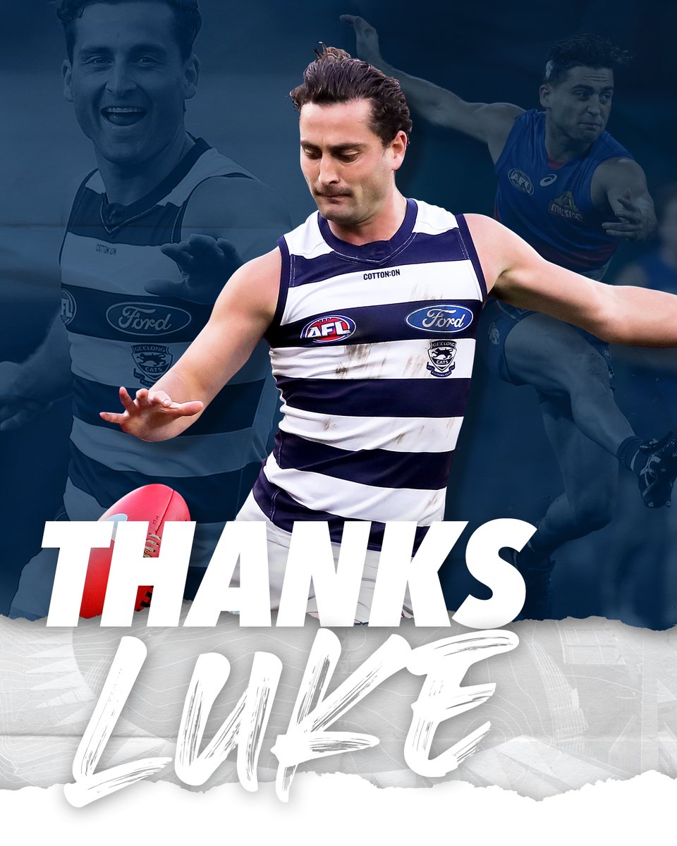 GeelongCats's tweet image. Dahlhaus hangs up the boots. Congratulations on a great career and all the best with what comes next Luke. 👏

📘: bit.ly/3rgWTH6