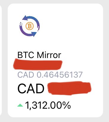 ChristineDeFi's tweet image. Currently up 1,312% 😍🚀 #TheMirrorProtocol #MProtocol