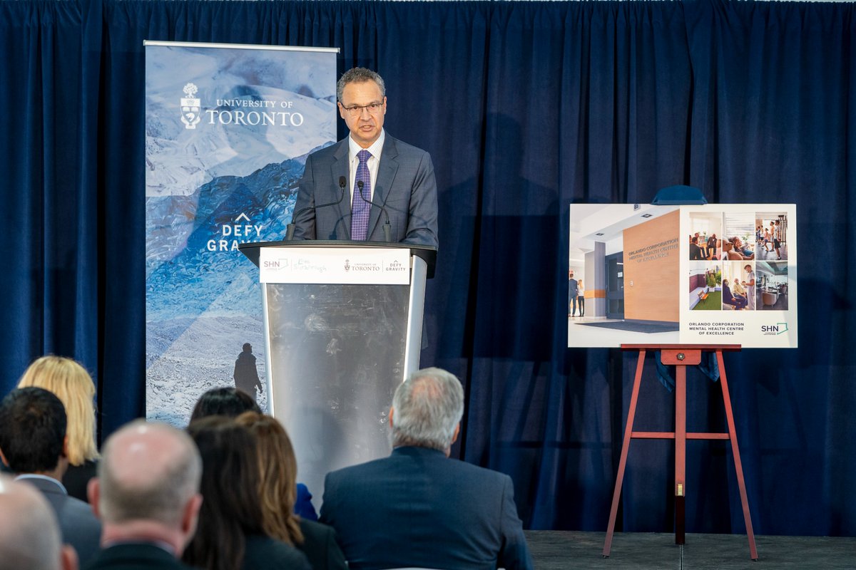 SHNFoundation's tweet photo. $50 million will be donated to our @SHNcares hospitals - the largest gift in SHN history. $25 million will help build a brand new medical school at @UTSC  - training future doctors, nurses and health practitioners right here in Scarborough. https://t.co/sbtD2xta4r
