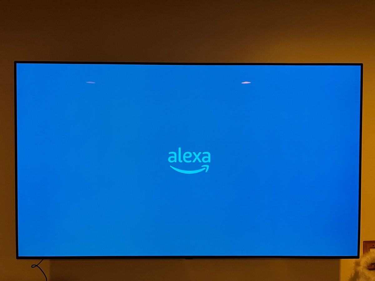 Pretty dope to have <a href="/amazon/">Amazon</a> bricking my nearly brand new <a href="/LGUS/">LG Electronics</a> OLED TV by rebooting Alexa, which I never installed, every 5 seconds.

Can’t even access my settings menu to ensure voice commands are turned off, or my App Store to uninstall the malware called <a href="/Twitch/">Twitch</a>