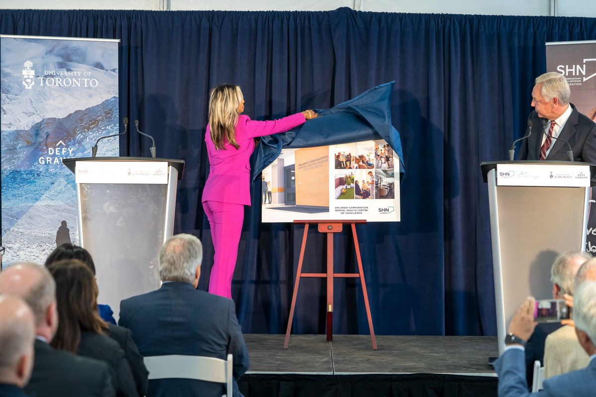 SHNFoundation's tweet photo. What a spectacular day for Scarborough! 🎉

Earlier today, we announced a $75 million dollar donation to the Scarborough community from @Orlando_Corp - the largest gift in Scarborough history. https://t.co/nWrS2rYnMH