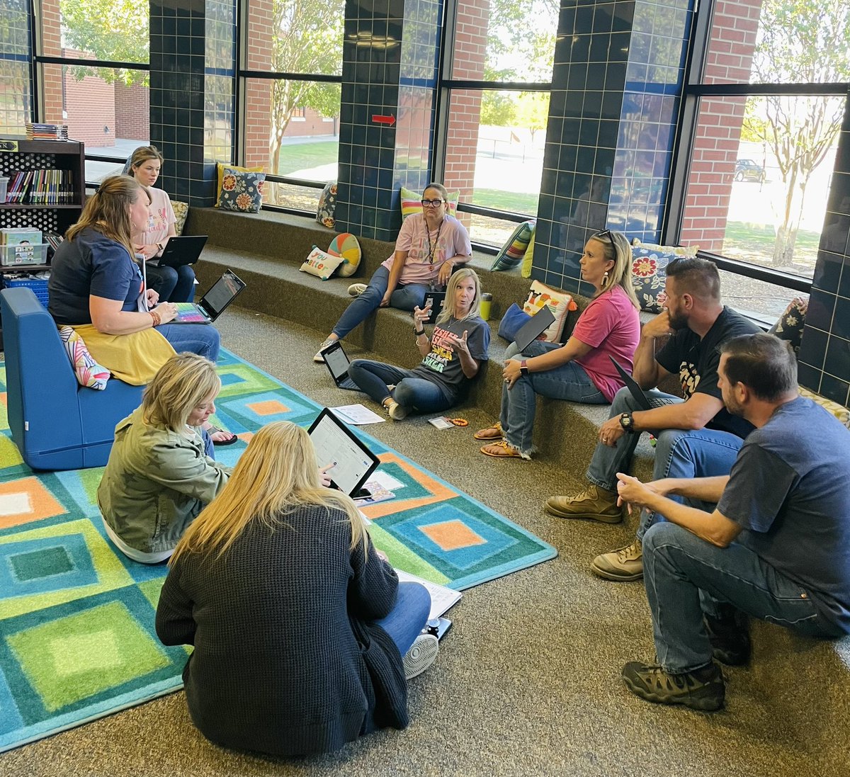 Schools can maximize their efficacy &amp; ensure they are building a staircase of proficiency in student learning &amp; achievement by dedicating time for educators to collaborate vertically. We’re so excited to kick off Vertical Committees today! <a href="/PurefoyElem/">Purefoy Elementary</a> <a href="/ci_elem/">Frisco ISD Elementary Teaching and Learning</a> #FISDmadetoshine