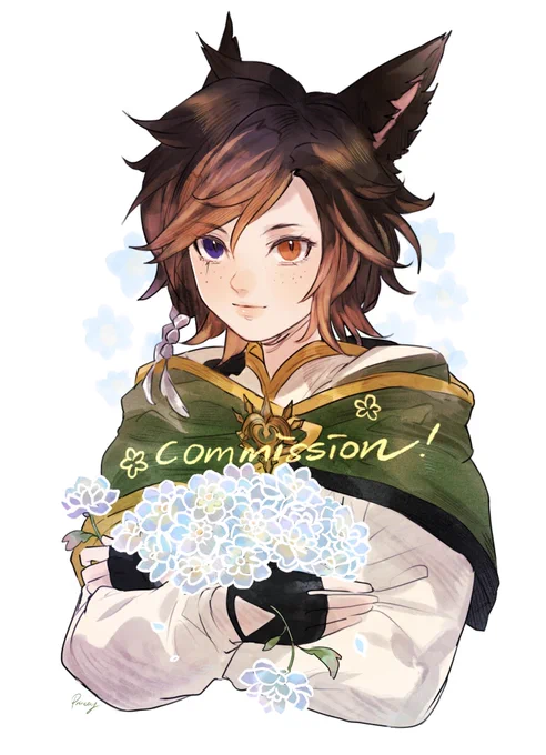 some finished comms  