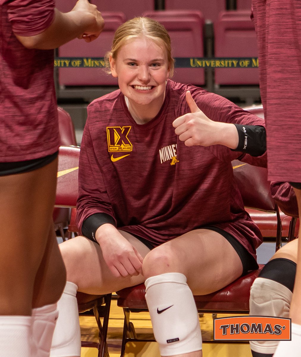 Minnesota Volleyball (@gophervball) on Twitter photo Give us a thumbs up if you're ready for more Gopher Volleyball! 👍
Ready to roll for another B1G battle as we get warmed up with our friends at <a href="/ThomasBreakfast/">thomasbreakfast</a>! Give us a thumbs up if you're ready for more Gopher Volleyball! 👍
Ready to roll for another B1G battle as we get warmed up with our friends at <a href="/ThomasBreakfast/">thomasbreakfast</a>!