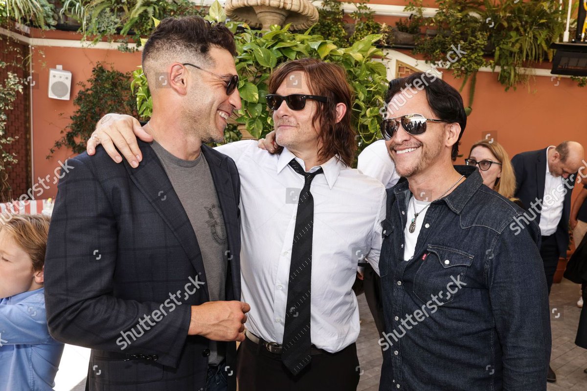 Norman Reedus at his Hollywood Walk of Fame star lunch after party in Los Angeles, CA on September 27, 2022. Includes Jon Bernthal, Clifton Collins Jr, his mom Marianne, and Mingus
#normanreedus #jonbernthal #cliftoncollinsjr #hollywoodwalkoffame #walkoffame