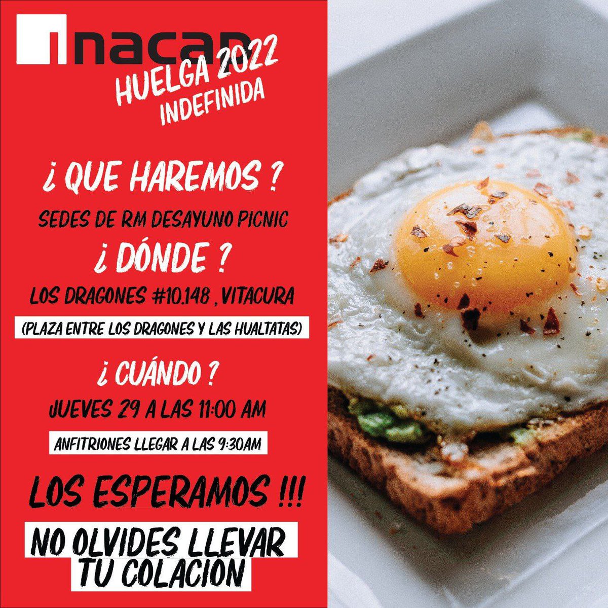 InacapHuelga's tweet photo. INACAP SEGUIMOS EN HUELGA INDEFINIDA 
Tw @InacapHuelga - ig @InacapHuelga2022 #inacapHuelga2022 #inacapHuelga #huelgaindefinidainacap LUCAXINACAP #LUCAXINACAP https://t.co/u25uC03G5R