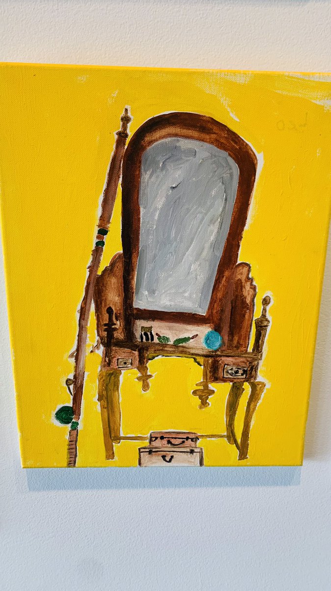 My favourite Youth Art spotted at a gallery. Love the honesty of the young artist!