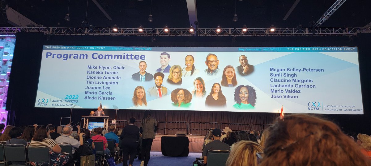 robertkaplinsky's tweet image. This has to be the most representative program committee I've ever seen. Way to go @NCTM and @MikeFlynn55! #NCTMLA22