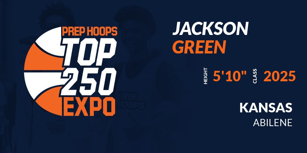 Welcome Class of 2025 Jackson Green (@jacksongreen031) of Abilene HS to the <a href="/PrepHoopsKS/">Prep Hoops Kansas</a> Top 250 Expo @ Okun Fieldhouse. 

🔥🏀 #PHKansasTop250 🏀🔥

More Info! 👇  
events.prephoops.com/e/528/register…