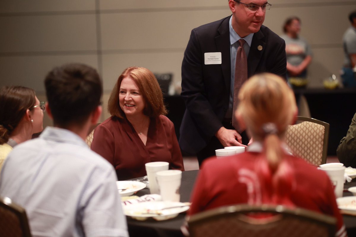 TAMUDSA's tweet photo. The Division of Student Affairs is always proud to celebrate our student leaders. At the 2022 Student Leader BBQ, everyone came together for some excellent food and motivational words, including President Banks, and our very own VP BG Joe Ramirez! #TAMU https://t.co/B2yNNA8sQ8