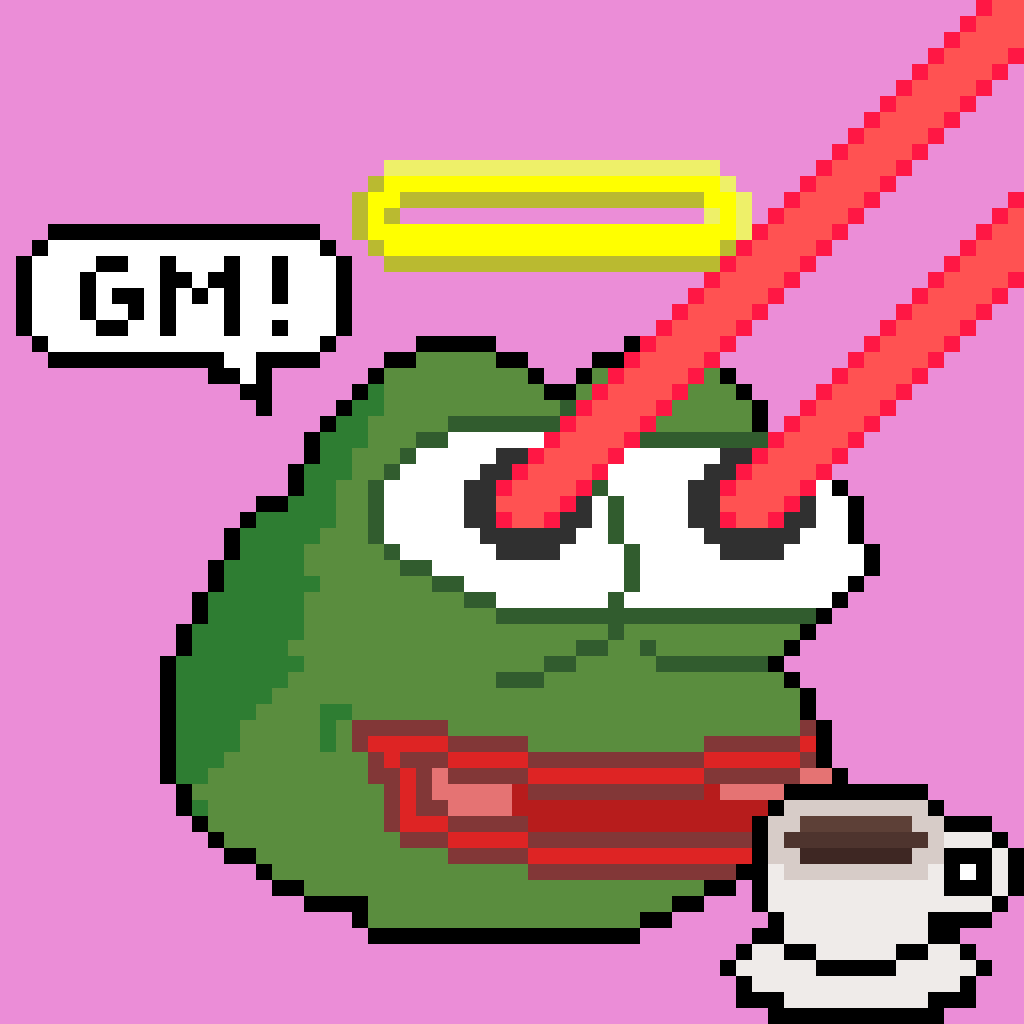 PepesOnCardano's tweet photo. I draw it just for you! You just have to come and take it @Salmander0  👀 
GM btw!☕️ https://t.co/mAqvYbBlDI