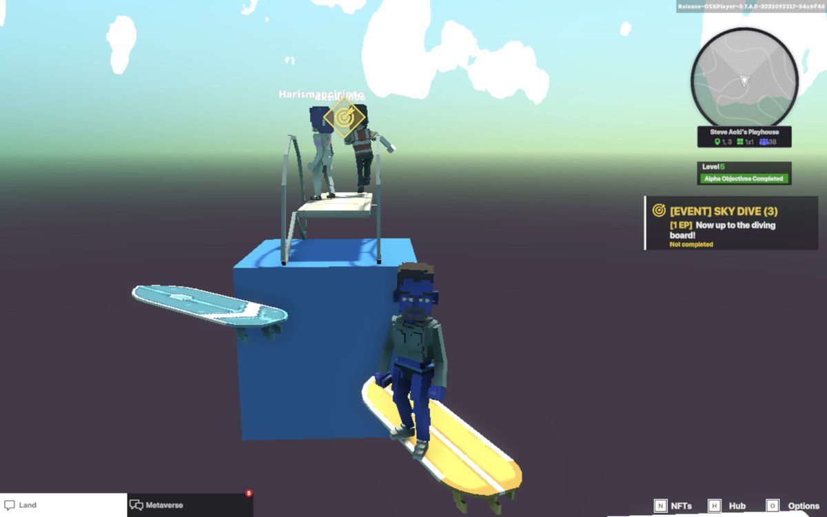 goldstar516's tweet photo. @TheSandboxGame @steveaoki I just participated in the #SandboxAlphaS3Giveaway for a chance to win 500 SAND! Found the high diving board in @steveaoki's Playhouse, check out my screenshot below!
👇 https://t.co/eb1FXnKTkA