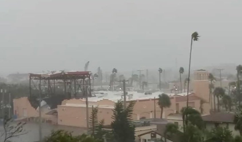 CityofVeniceFL's tweet photo. Damage to Venice Theatre https://t.co/46RdUCmV64