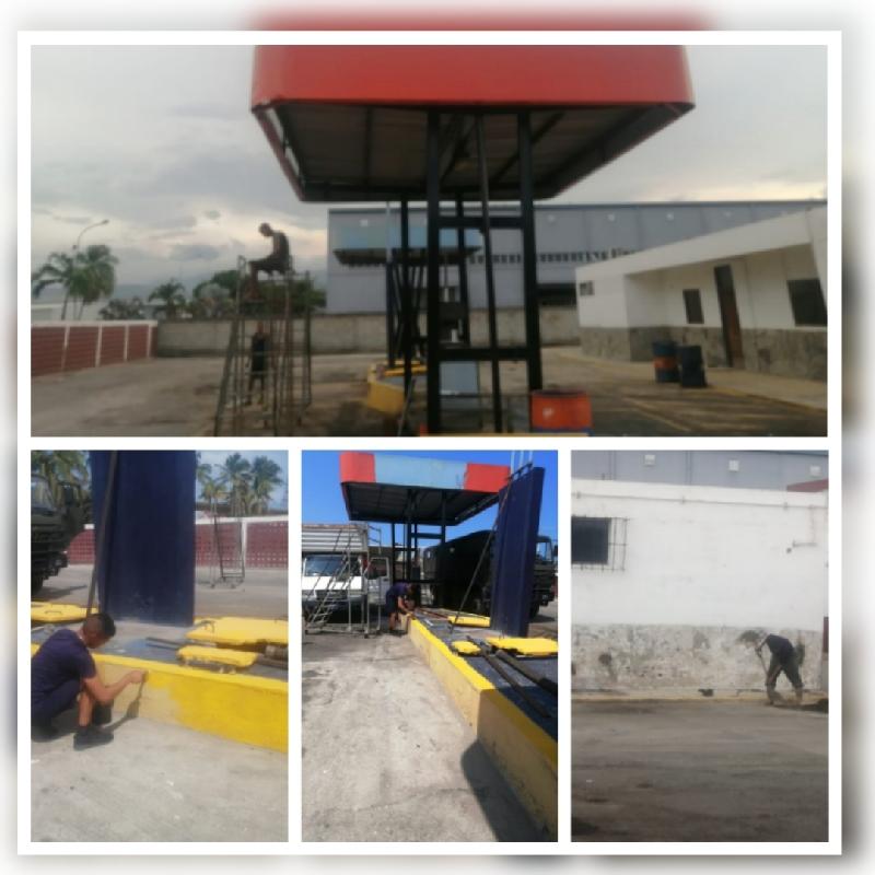 comando_bnar's tweet photo. #DeInterés|| #28Sep 
El @comando_bnar continúa enalteciendo la operatividad de sus instalaciones al efectuarse mantenimiento correctivo y trabajos de pintura a la Estación de Servicio de la #BNAR
#VenezuelaSeCreceEnAmor
#BienestarNaval
@vladimirpadrino
@ArmadaFANBVzla
@AB_DNALO https://t.co/YhrZB7ezSc