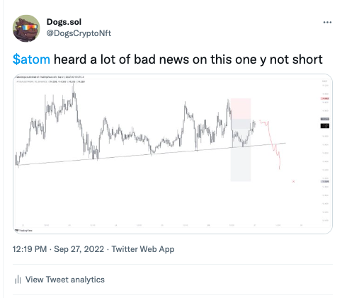 web3enjoyoorr's tweet photo. Smashing the market.. Thanks for playing in $ATOM short 🎯 #carrotfloor @CarrotCo_xyz 

-- $Atom signal link here https://t.co/h0DIpxqnKt https://t.co/2nrexcgzgB