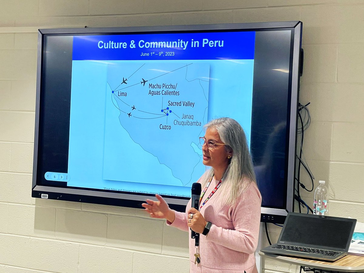 SenorLoero's tweet photo. Thanks to the parents who attended the 1st meeting for the Perú 🇵🇪 trip, summer 2023, and to @LilianaOrtegon4 @VDLAGP @enochgill We’re all excited about this wonderful opportunity for our Ss.❤️ @APSWorldLang @APSMidtown https://t.co/AVwCrmYwo6
