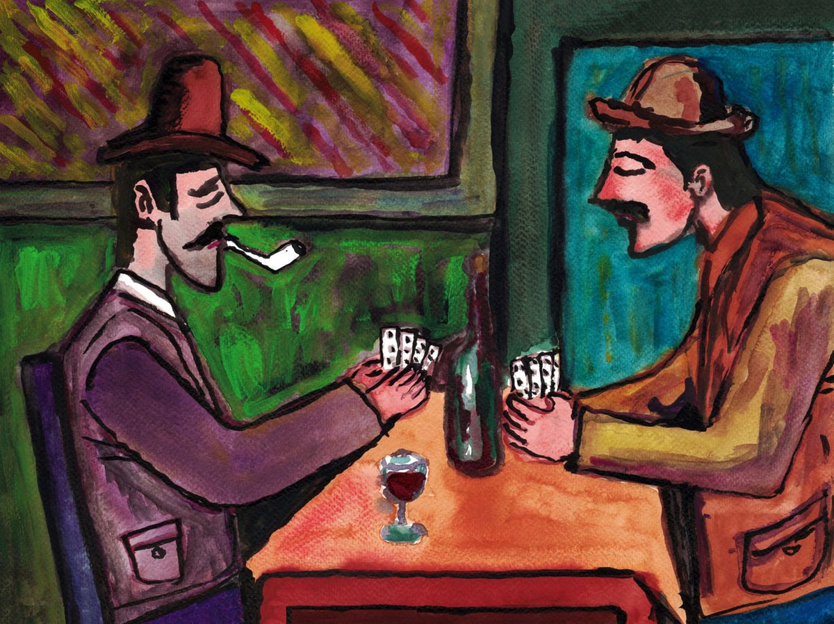 vivicorsi's tweet photo. #Kartenspieler #Joueursdecartes #CardPlayers #PaulCézanne #Cézanne #Zeichnung #ilustracion #illustration #dibujo #drawing #dessin #pascalkirchmair #desenho #disegno #ilustracao #Porträt #gouache #painting #peinture #pintura #ilustracao #Kunst #arte #art #watercolor #watercolour https://t.co/A1ELUrvyuw