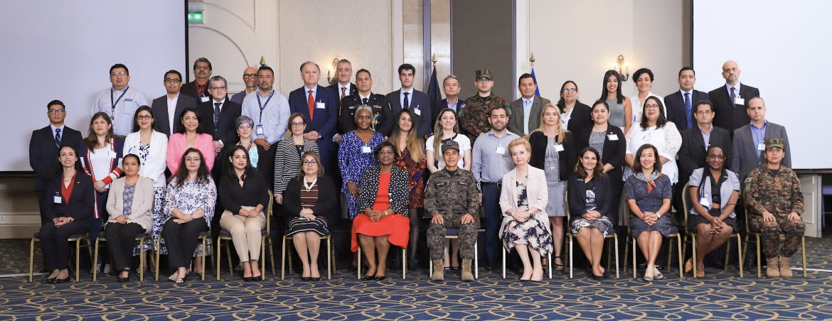 SharonRRivera's tweet photo. Excellent presentations by participants to the @OPCW Regional Workshop on Best Practices in the Development of a Legislative and Regulatory Framework on Chemical Security for GRULAC…thanks to the Government of #ElSalvador for hosting us! https://t.co/AGvt86IT6G