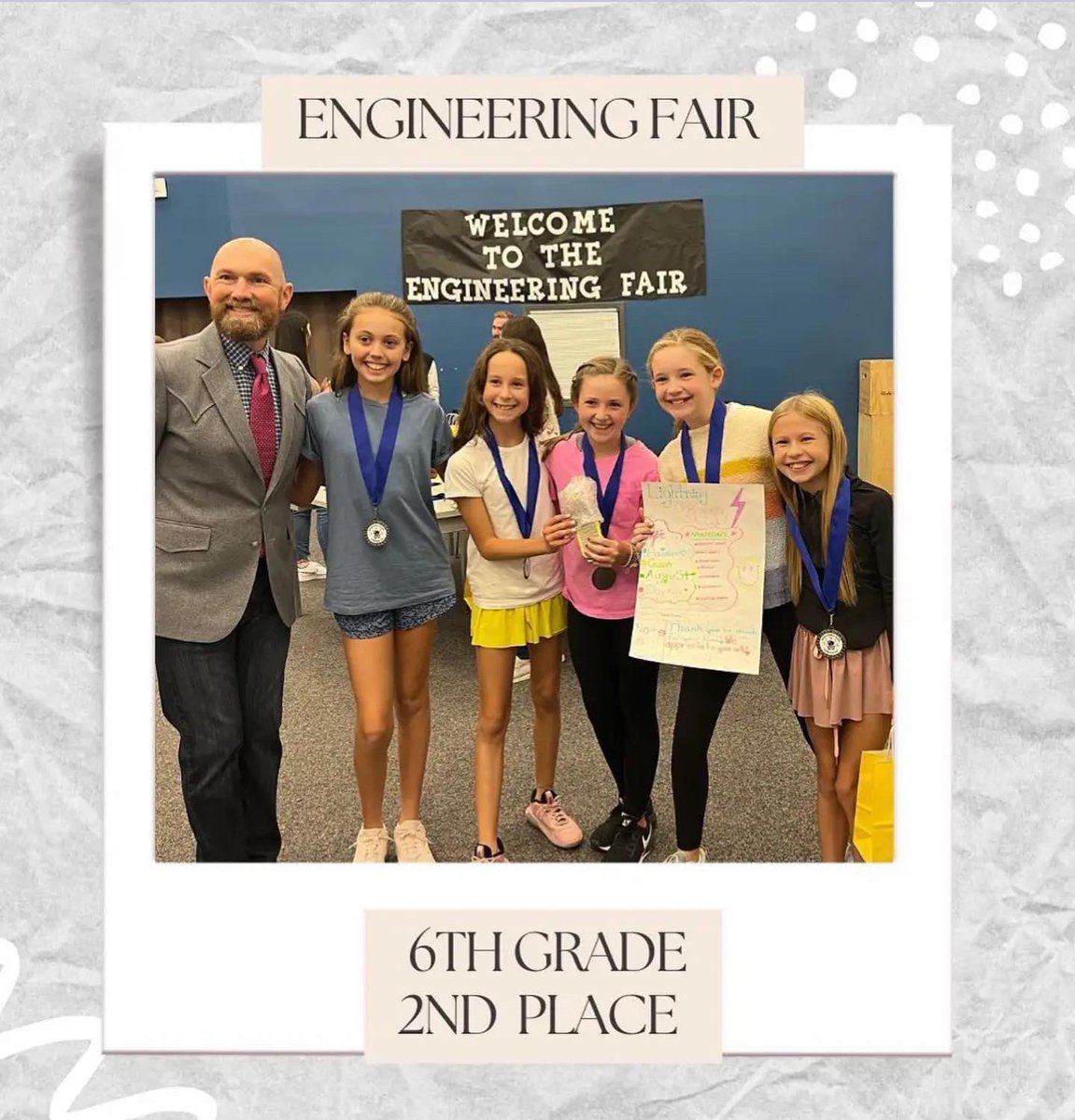 McNairMiddleSch's tweet image. Congratulations to our 6th grade Engineering Fair winners! #mustangsrun #rockitout #engineeringfair #problemsolvers