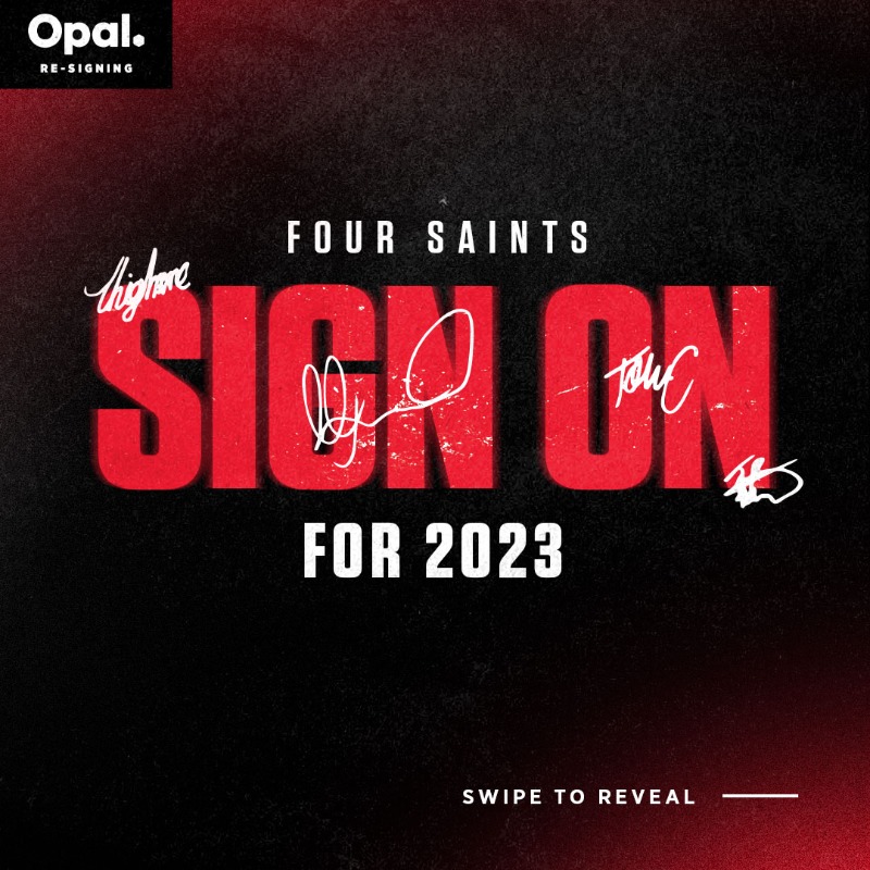 stkildafc's tweet photo. Four more for 2023 ✍️