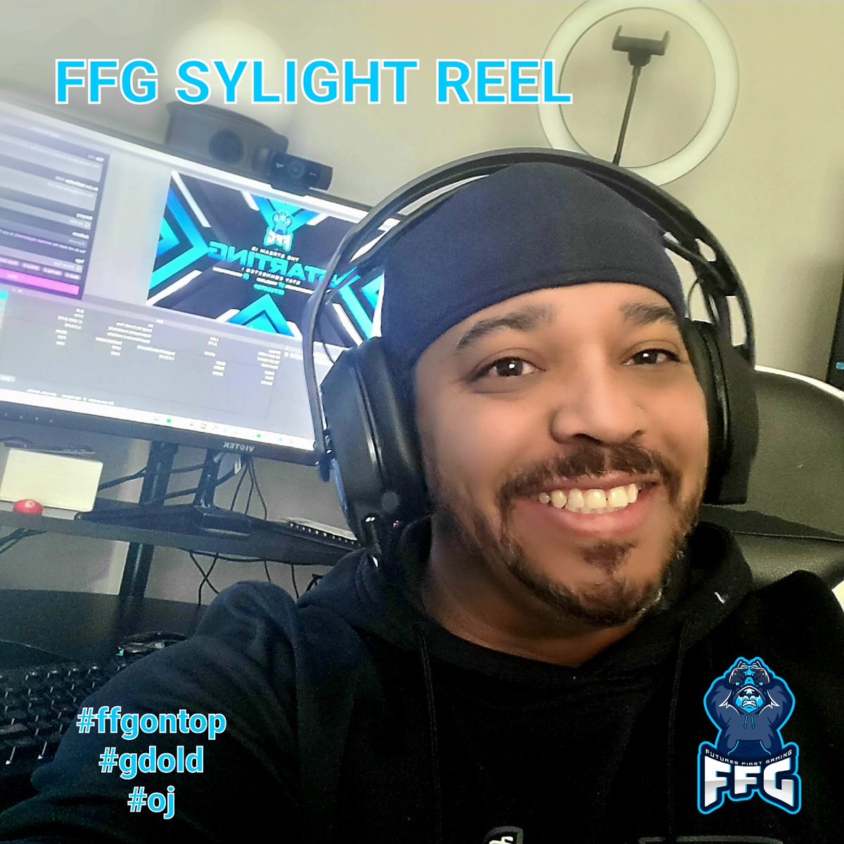 Futures_First's tweet photo. FFG CEO @sylightreel is currently #streaming LIVE on our #Twitch Channel. #join him at https://t.co/6kzho8S4xD for some #letsplay. #battlefield #fortnite #madden #callofduty #brawlhalla #nba2k #toxicfree #chill @malcolmlocs @newdy302 #ffgontop #gdold #oj #blackgamers https://t.co/0P4dMkTZy0