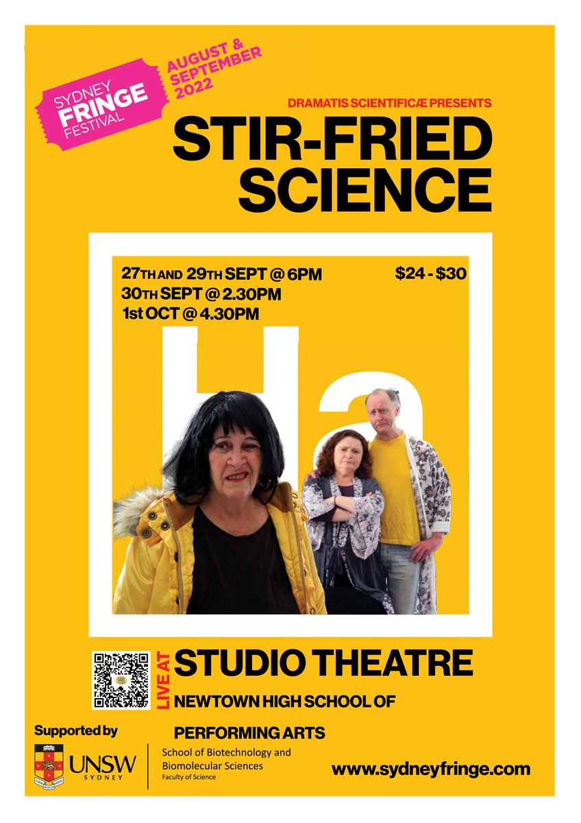 DramSci's tweet photo. Second show tonight at 6! Plenty of seats left:) Opening night was a blast!
Tonight's guest appearances: Dr Theo ten Brummelaar, Dr Gerard van Belle and Sing-Young Chen.
Tickets:
https://t.co/xT08STA88W
Proudly supported by UNSW School of Biotechnology and Biomolecular Sciences https://t.co/9pB8YTJUHO