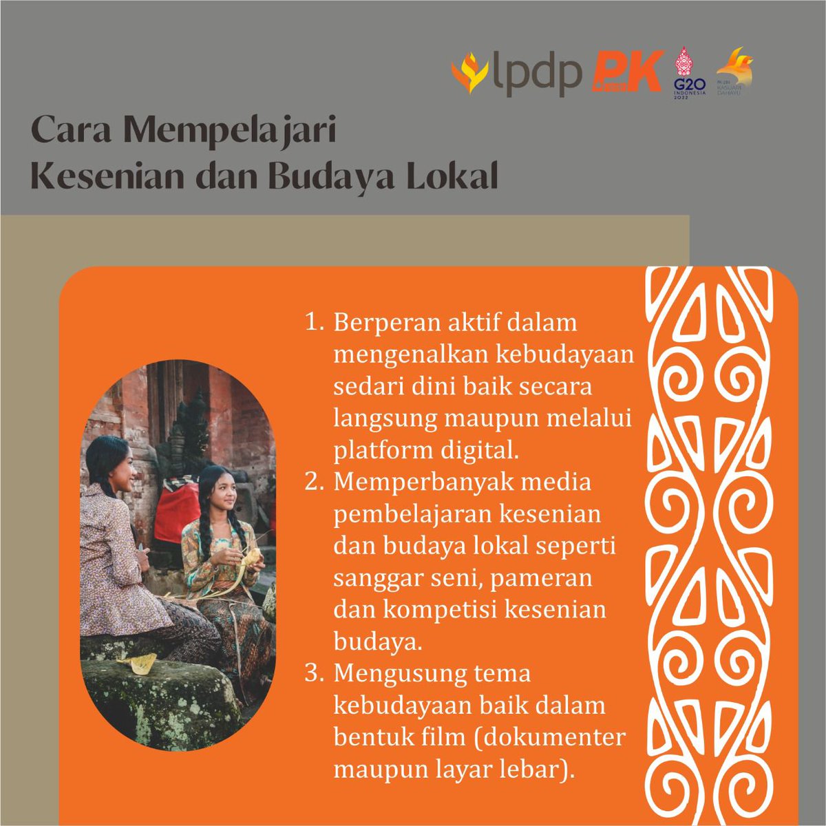 Renold72gar's tweet photo. Halo Kasuarians 👋

Siapa nih yang udah nungguin langkah keempat Kampanye Sosial Local Product Awareness?

Yuk ikuti terus aksi-aksi kampanye sosial dari @pk194lpdp ya!
@LPDP_RI 

#LPDP #DiriUntukNegeri #AkuPastiMengabdi #SDMUnggulIndonesiaMaju #KasuariDahayu https://t.co/9tleVX2PA5