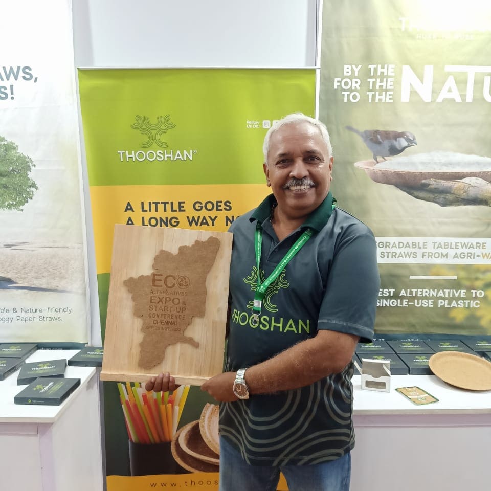 Privileged to be panelist at alternative to single-use plastic conference at Chennai #thooshan #moef #biodegradable #tnpcb