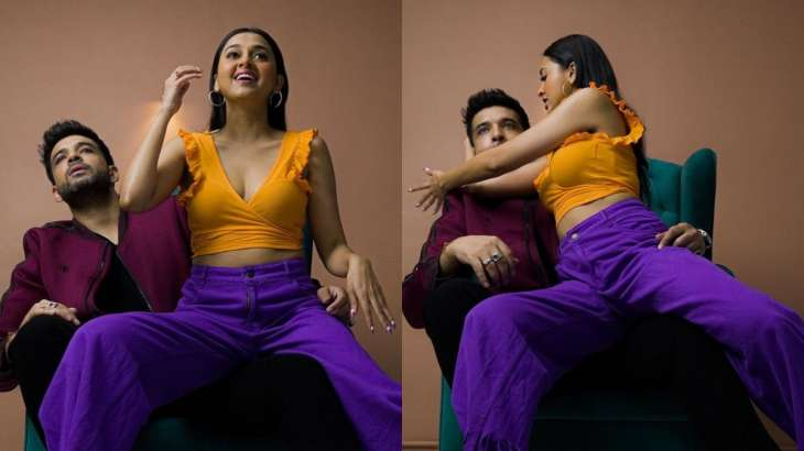 #TejasswiPrakash and #KaranKundrra look so adorable in this fun photoshoot. 
#TeJran