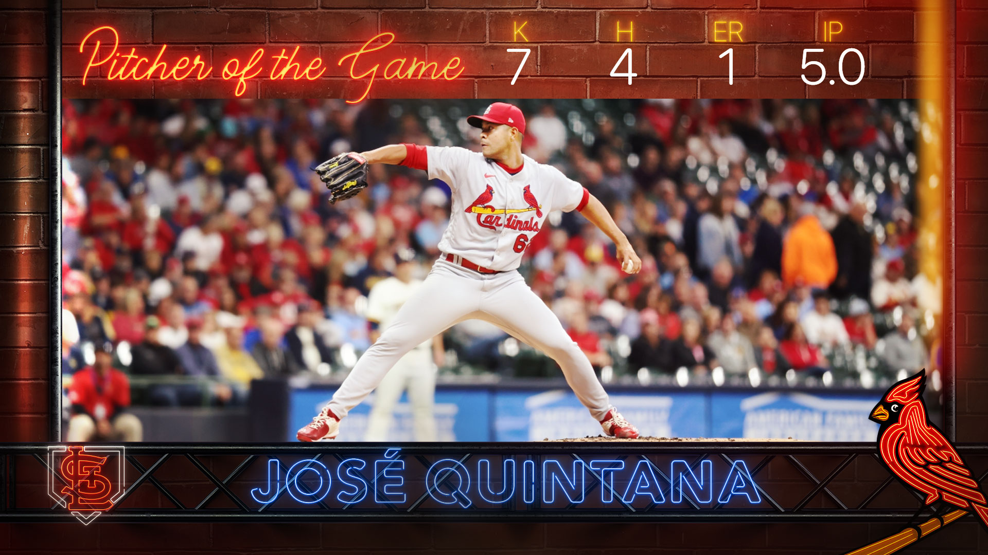 St. Louis Cardinals on Twitter "Just another day on the mound for Q